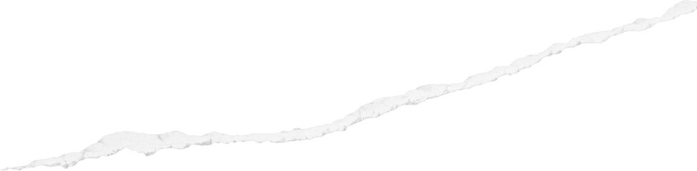 Ripped torn paper edges isolated on black background