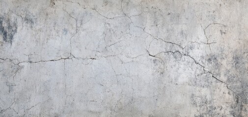 The cracked concrete wall texture showing weathered plaster fine fissures and stains