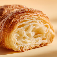 fresh baked croissant