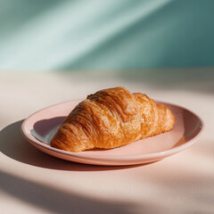 croissant on a plate