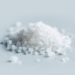 close up of salt