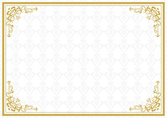 柄入りアンティークフレーム背景34