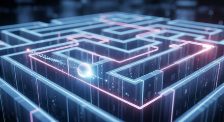 Abstract 3D rendering of a modern concrete spiral staircase against a clean white background, representing architectural design and innovation