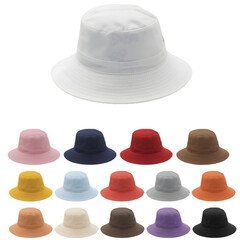 Colorful Bucket Hats Set - Stylish and Comfortable for All Seasons