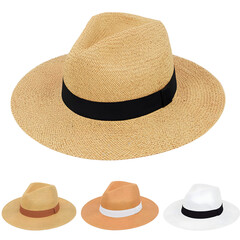 Fashionable Wide Brim Hat for Men and Women - Trendy Straw Hat Collection