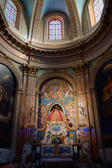 Obraz premium Our lady of the daurade church interior toulouse france