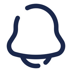 Notification bell icon. Bell icon for new notification, incoming message, reminder and alert. Bell symbol for subscribe on channel and for social media reminder. Vector