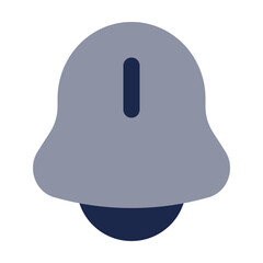 Notification bell icon. Bell icon for new notification, incoming message, reminder and alert. Bell symbol for subscribe on channel and for social media reminder. Vector