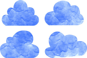 vector illustration of clouds