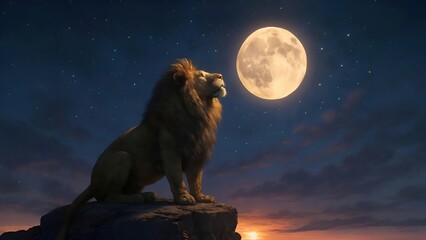 Lion & the Moon