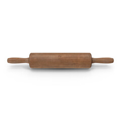rolling pin, isolated on transparent background, PNG