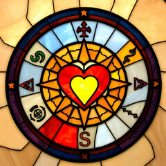 stained glass :deeper insights, inner richness and true identity.

