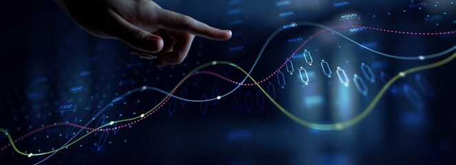 Touch Interaction with Predictive Analytics and Market Trends.