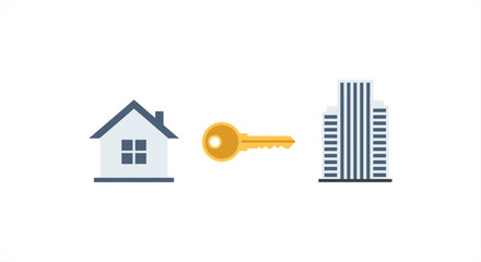 Unlock Your Future Home or Business Office with This Key a Symbol of Property Ownership and Real Estate Investment Opportunities for a Brighter Tomorrow