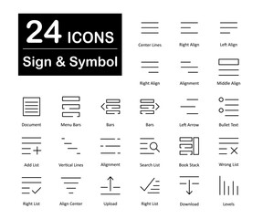 These are 24 beautiful small, pixel perfect electronics sign and symbol vector icons.