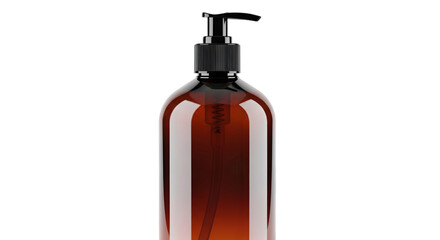 Amber Liquid Soap Dispenser Pump Bottle Keywords: amber, bottle, brown, clean, container