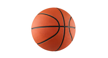 Orange Basketball Isolated on Black Background sport