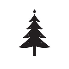 christmas tree vector illustration