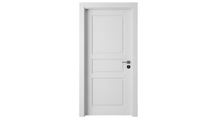 White Interior Door with Panels graphic (346