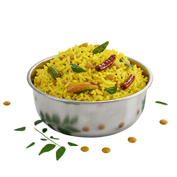 Karnataka bisi bele bath spicy lentil rice with vegetables