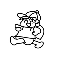 走るシリーズ・小学生男の子４