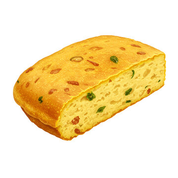 Gujarati handvo savory lentil cake