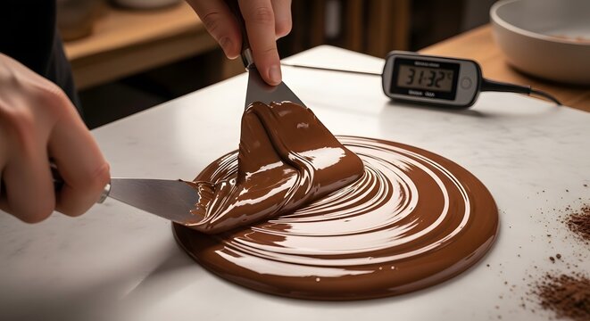 Fine Chocolate Craft Artisan Tempering and Glossy Dessert Perfection, Artisan Process, Sweet Science