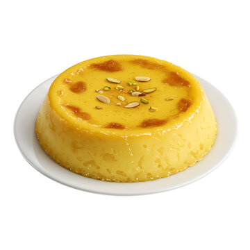 Parsi lagan nu custard traditional baked milk dessert
