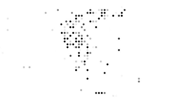 Modern Greece Map Visualization in Dots