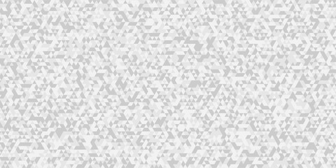 Vector white and gray overlapping polygon square texture. Seamless geometric pattern triangle shapes low polygon backdrop background. Abstract line poly wall background.	