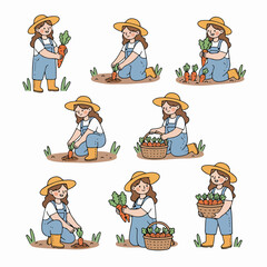 Boy celebrating with fireworks in various poses