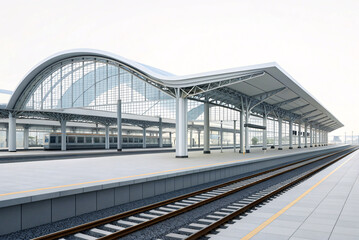 Railway station platform