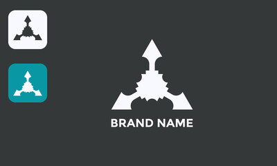 Abstract Geometric Star, Triangle Constellation, Modern Angular Design, Isolated White on Black