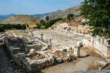 Ruins of the ancient city of Sagalassos in Aglasun district of Burdur province in Turkey.