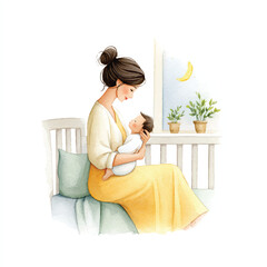 Mother and Child Bonding Moment.