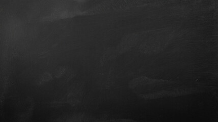 Black chalkboard background fine chalk dust texture with subtle smudges and brushed marks evoking vintage classroom mood