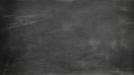Worn black chalkboard background fine chalk dust texture, school board surface, erased markings, horizontal smudge pattern, vintage classroom mood