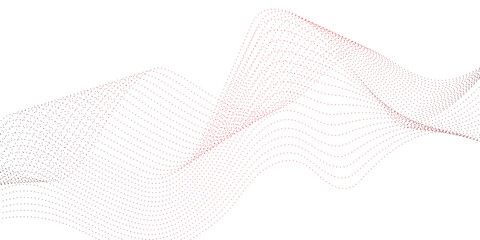 Wave lines vector illustration. Curve wave seamless pattern. Colorful Abstract wave background. Vector illustration for your design. Futuristic technology and sound wave pattern Design used for templa