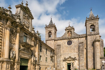 Fototapeta premium Santo Estevo de Ribas de Sil Monastery in Galicia, Spain
