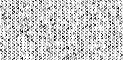 Triangle gradient pattern in black white colors. Modern geometric minimal style background for modern textile, wallpaper, wrapping or surface. Abstract vector illustration.
