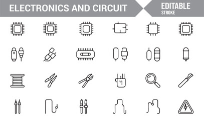 Linear technology circuit symbols including transistors, plugs, and connectors