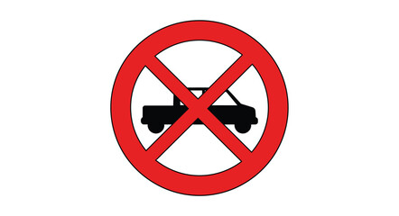 Clear road ahead no tow trucks allowed sign regulatory traffic symbol isolated on white safety information