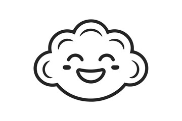 Obraz premium Hugging Face Logo Icon Small Minimal Smiling Emoticon