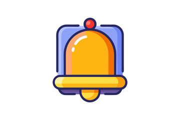 Notification bell pixel perfect clean simple minimal icon