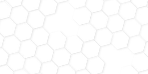 Fototapeta premium Abstract white hexagon concept background, soft white background, Background with hexagons. Abstract background with lines,background, soft white background,