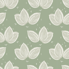 Vegetarian green pattern, mint leaves, healthy leafy vegetables, fresh herbs, eco friendly small business, farm. Microgreens.