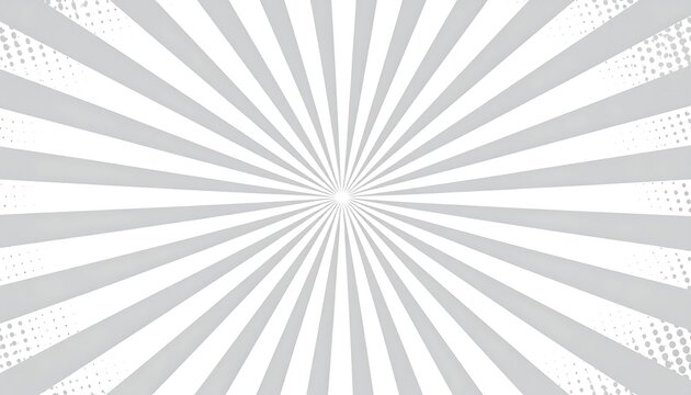 Radial pattern background featuring converging lines emanating from a central point, dotted accents on corners