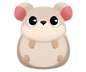 Cute mouse sticker