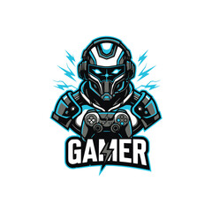 Game logo vector illustration design