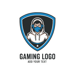 Game logo vector illustration design